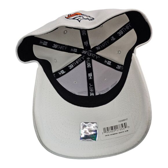 Yo Soy New Era Denver Broncos white hat Size S/M NLF licensed Fitted Hat NWT - Picture 10 of 10